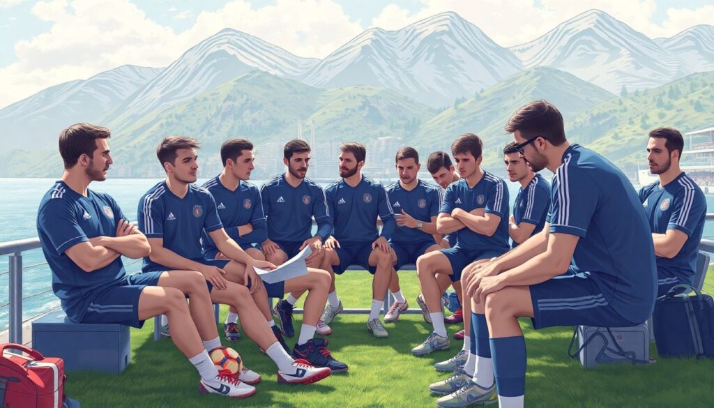 Тренировочные базы на побережье и горных регионах юга - иллюстрация