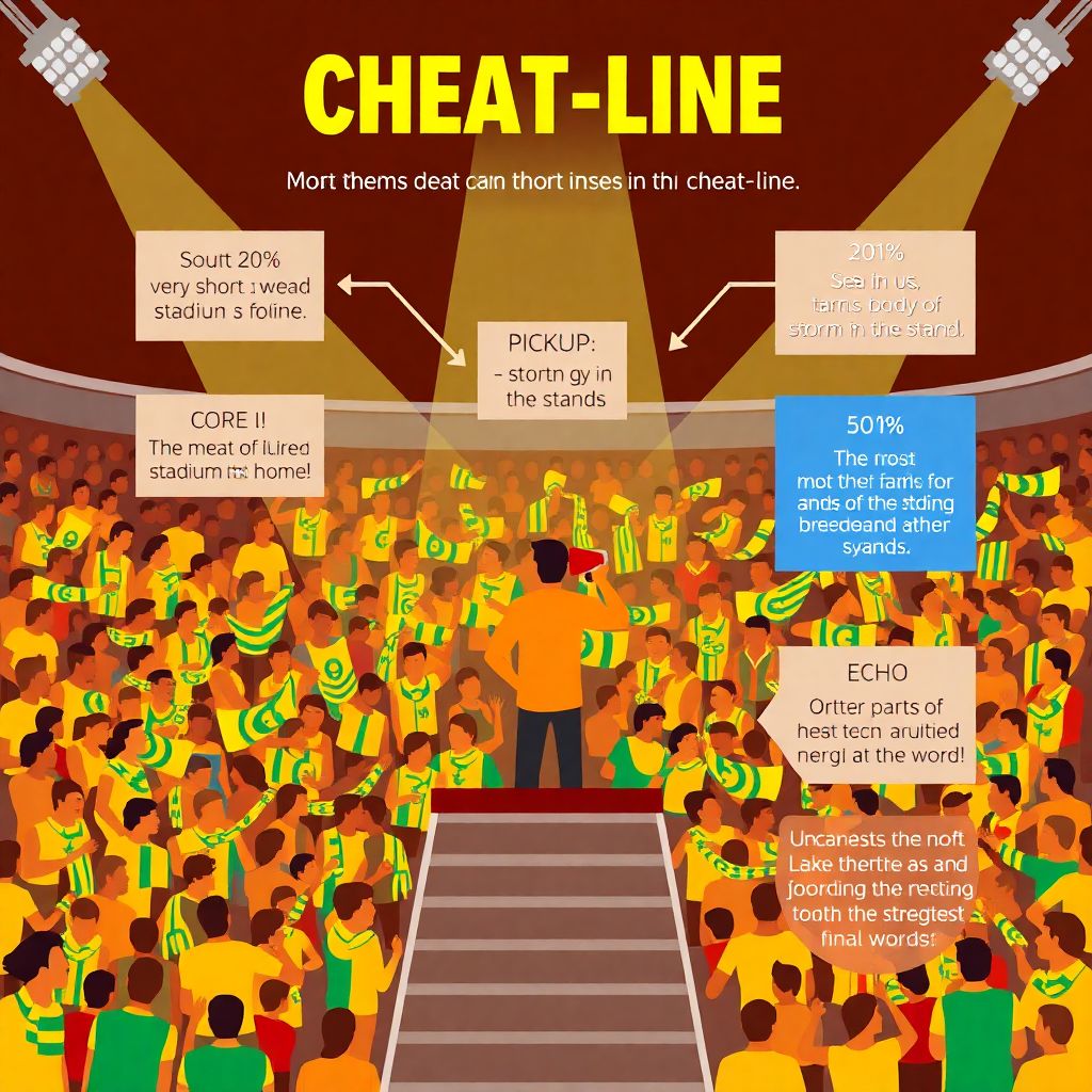 Лучшие чит-лайны для болельщиков юга, которые заводят стадион