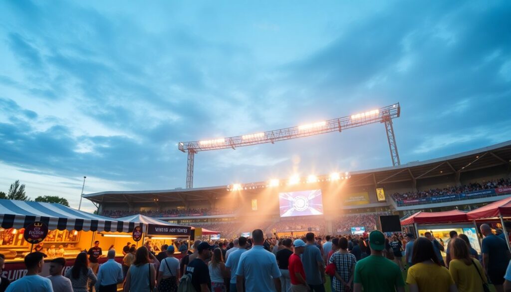 Южные клубы и семейные фестивали болельщиков - иллюстрация