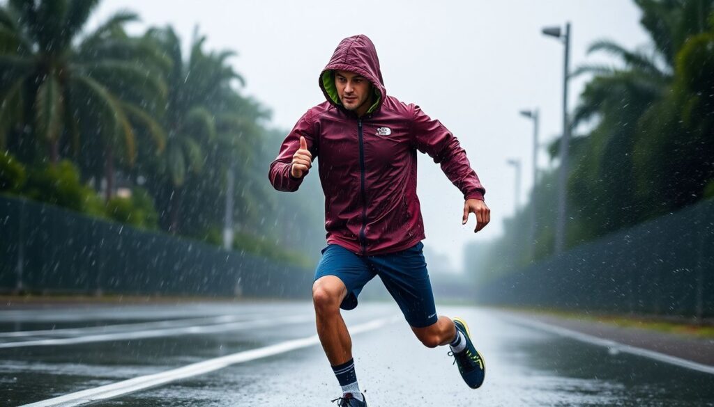 Юг и подготовка к матчам под дождь - иллюстрация