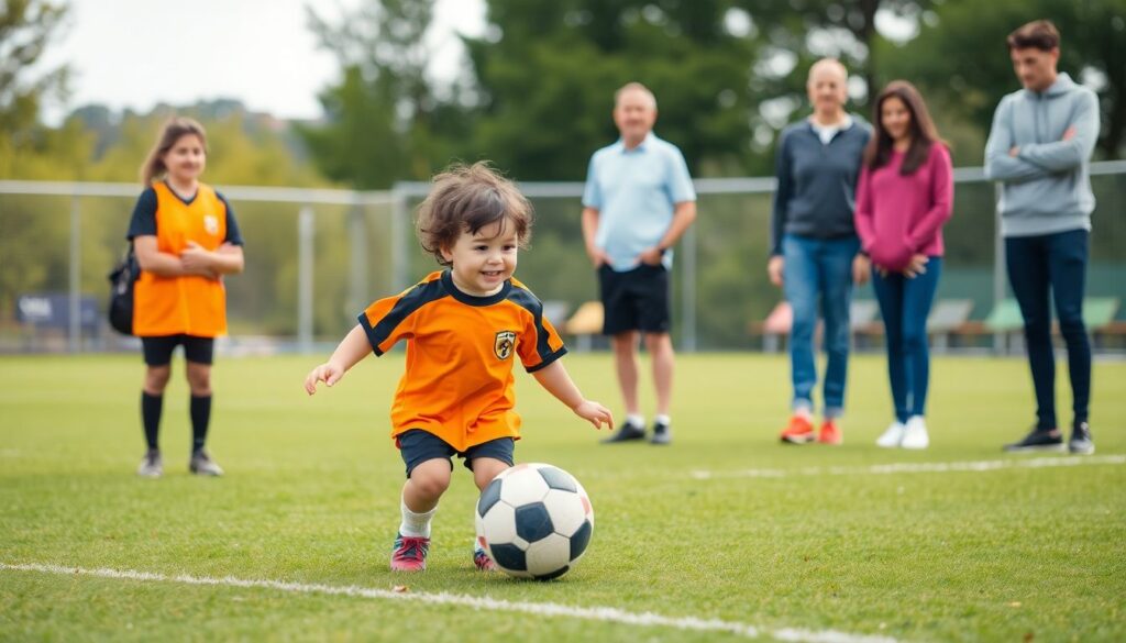 Как южные клубы обучают родителей малышей футболу - иллюстрация