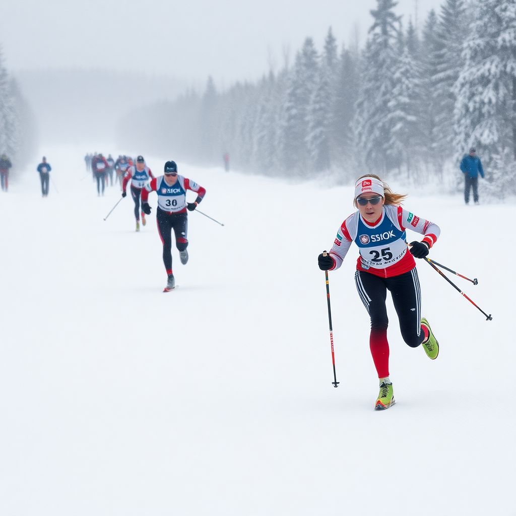 Большунов и Степанова: драматичный микст в Южно-Сахалинске на ЧР по лыжам