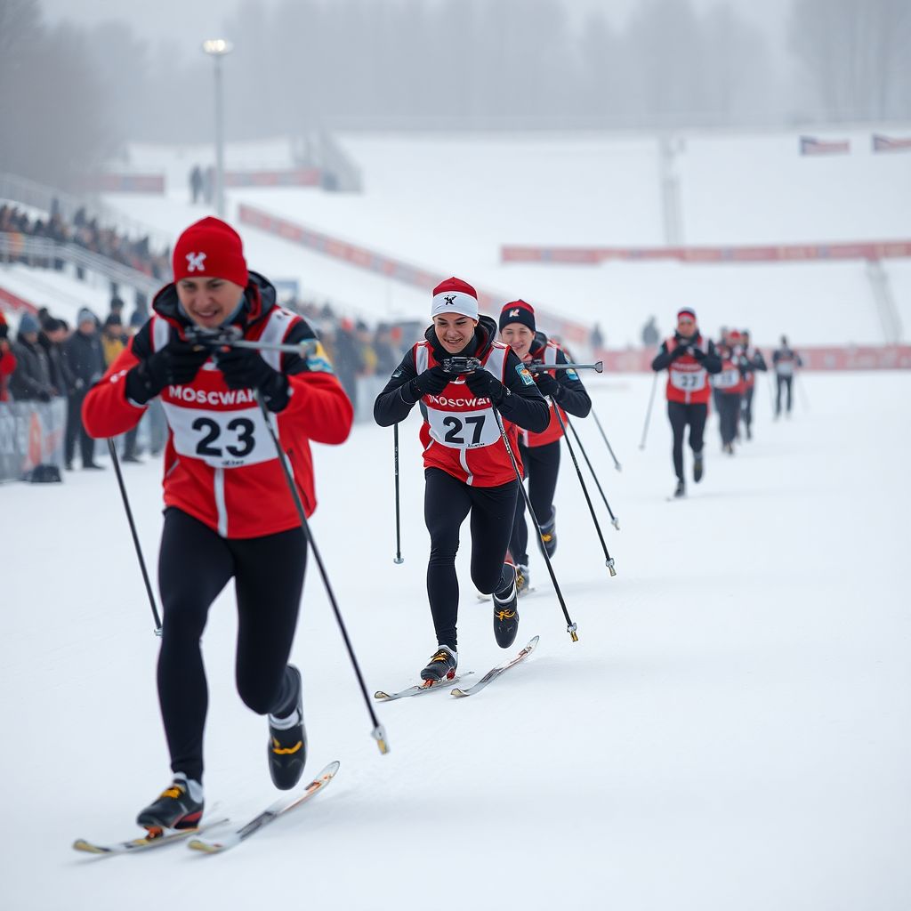 Московская область доминирует в смешанной эстафете ЧР по биатлону в Тюмени