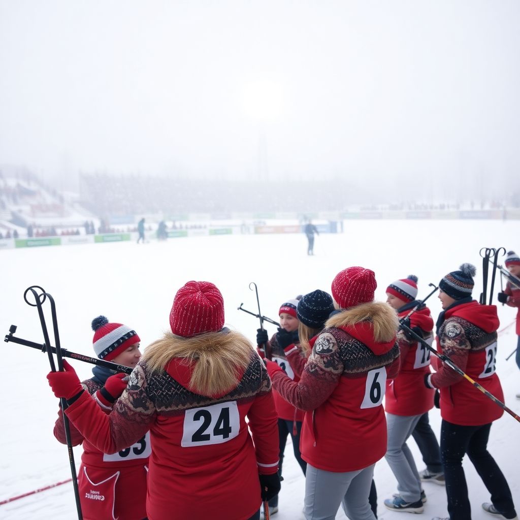 Чемпионат России по биатлону: триумф Свердловской области в женской эстафете
