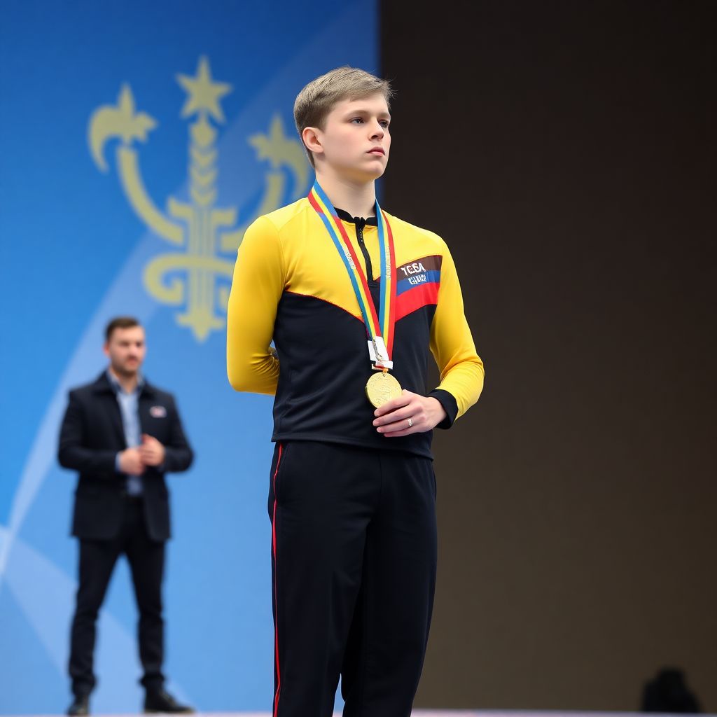Фото: Арсений Духно берет золото чемпионата России-2026 по гимнастике в Калуге